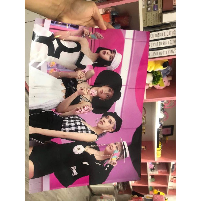 Set 8 poster A3 BLACKPINK mẫu mới