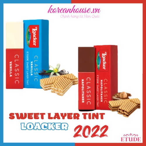 SON KEM TINT ETUDE LOACKER SWEET LAYER TINT Phiên bản giới hạn 2022 4g