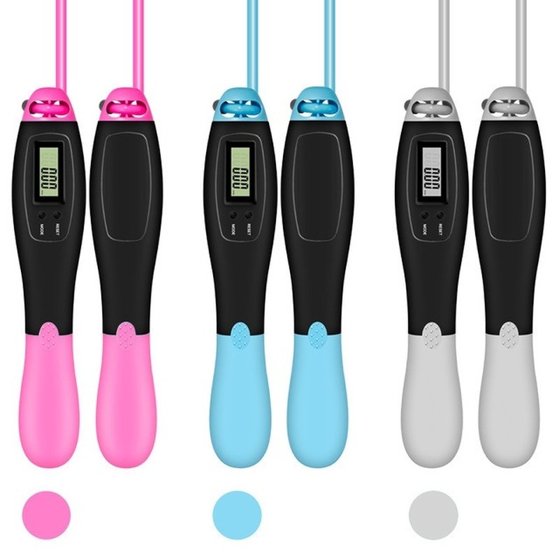 Dây nhảy đếm vòng 🌸FREESHIP🌸Dây nhảy giảm cân thông minh có màn hình hiển thị LCD KN19