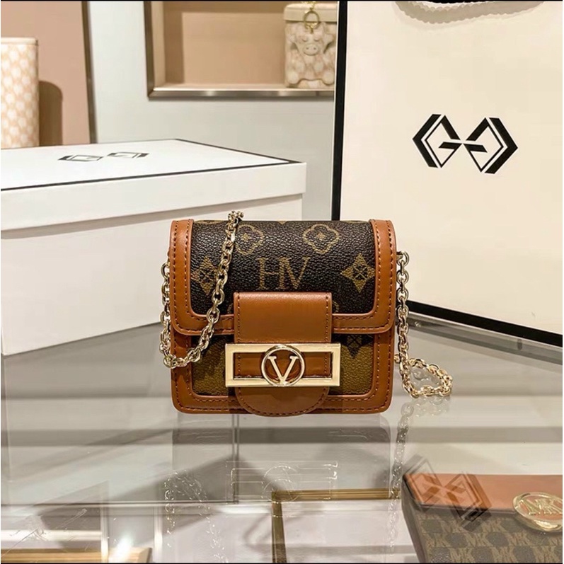 Túi mini đeo chéo đeo bụng L V mớiFreeship