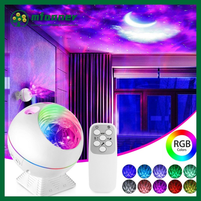 Đèn Led Chiếu Trần Nhà 3 Trong 1 Tạo Hiệu Ứng Bầu Trời Sao Điều Khiển Bằng Giọng Nói 40 Chế Độ Tiện Dụng