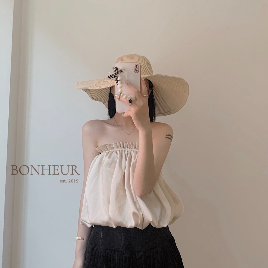 Áo quây ngực cúp bồng bềnh phồng bèo công chúa tiểu thư