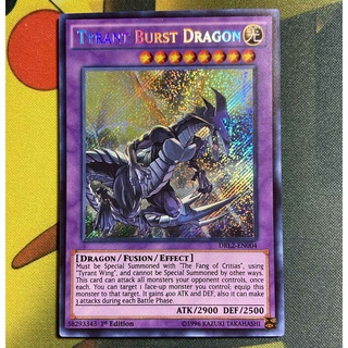 Bài Yugioh - Tyrant Burst Dragon (Secret Rare)