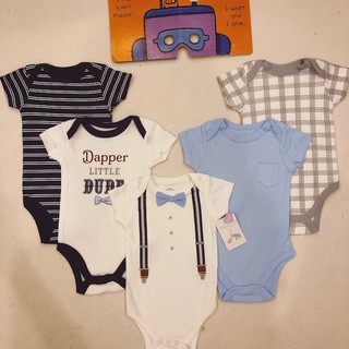 Set 5 body bé trai nhiều size (3-12 tháng)