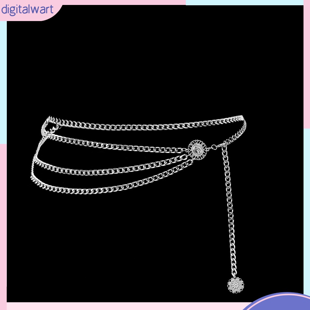 Thắt Lưng Dây Xích Nhiều Lớp Thời Trang Cho Nữ