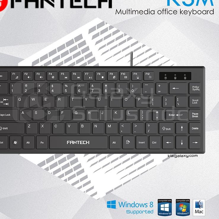 FANTECH Bàn Phím Mini Đa Phương Tiện K3M