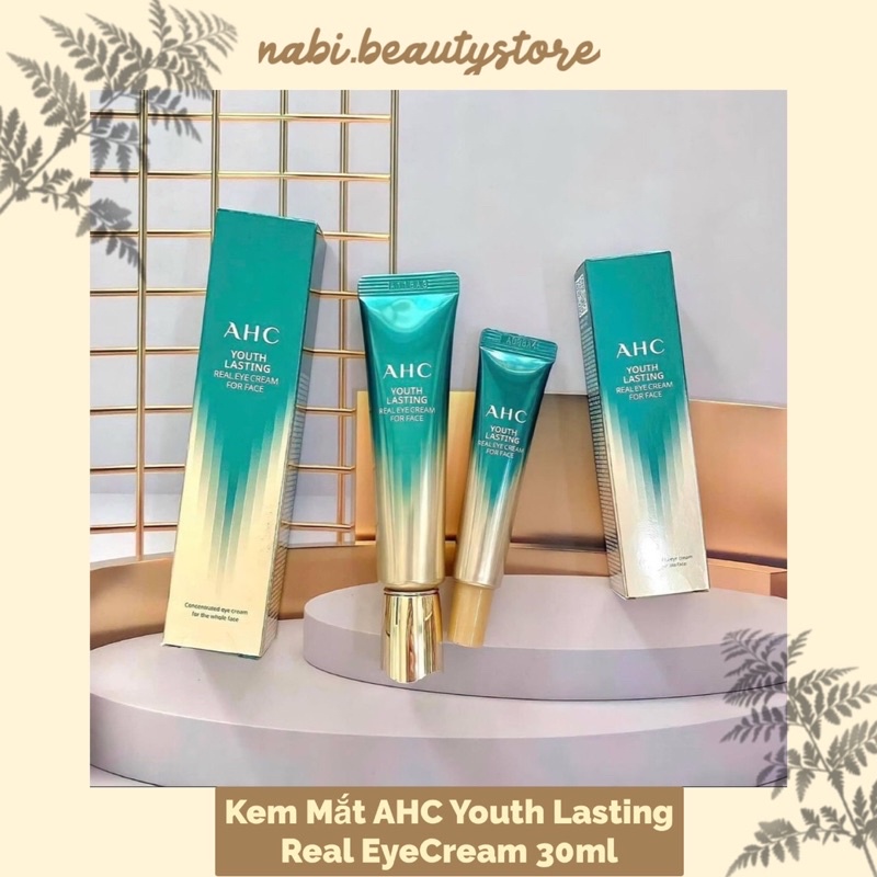 Kem mắt AHC 30ml Youth Lasting Real EyeCream For Face