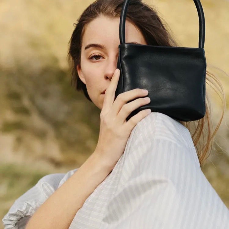 Túi Xách Đeo Vai Da Sáp Dầu Dáng Vuông Nhỏ Kiểu Retro Thời Trang Cho Bà Mới