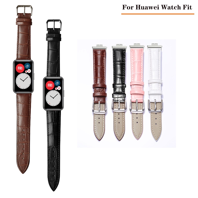 Dây Đeo Vải Da Thay Thế Cho Đồng Hồ Thông Minh Huawei watch