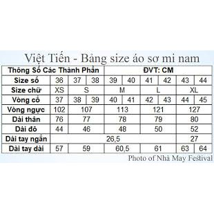 Áo sơ mi cộc tay Việt Tiến 2027