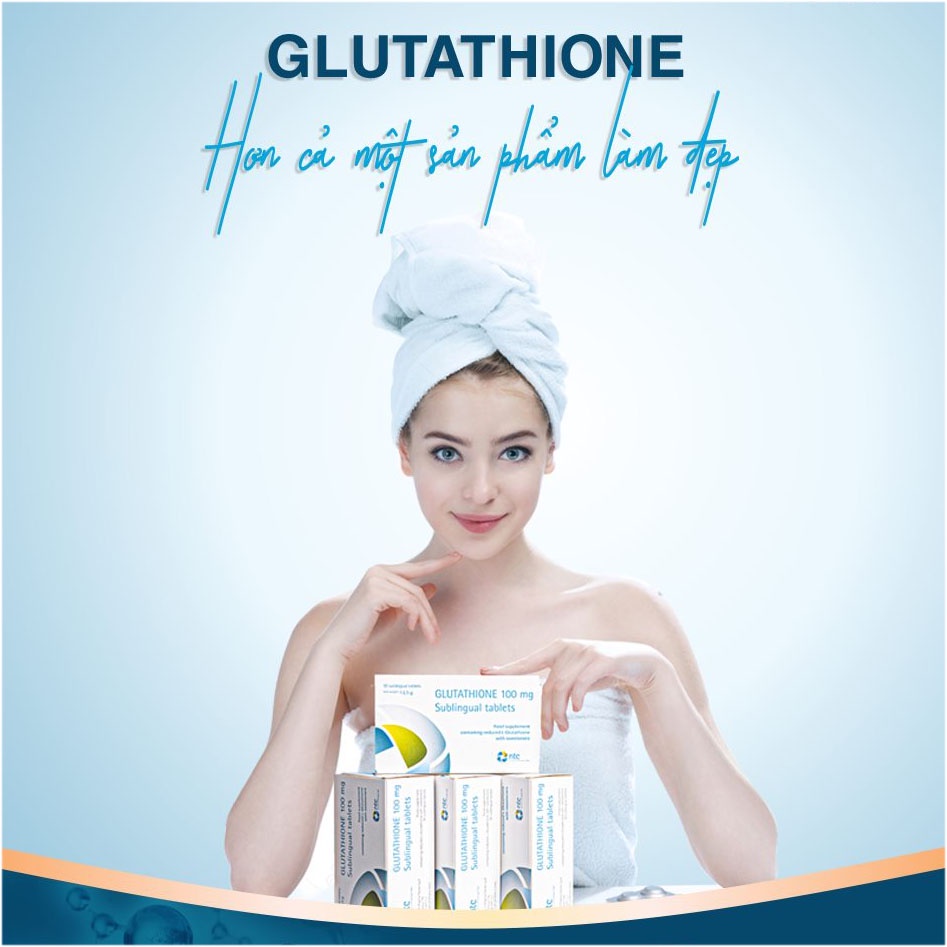 Ngậm trắng da NTC Glutathione Subilingual Tablets 100mg