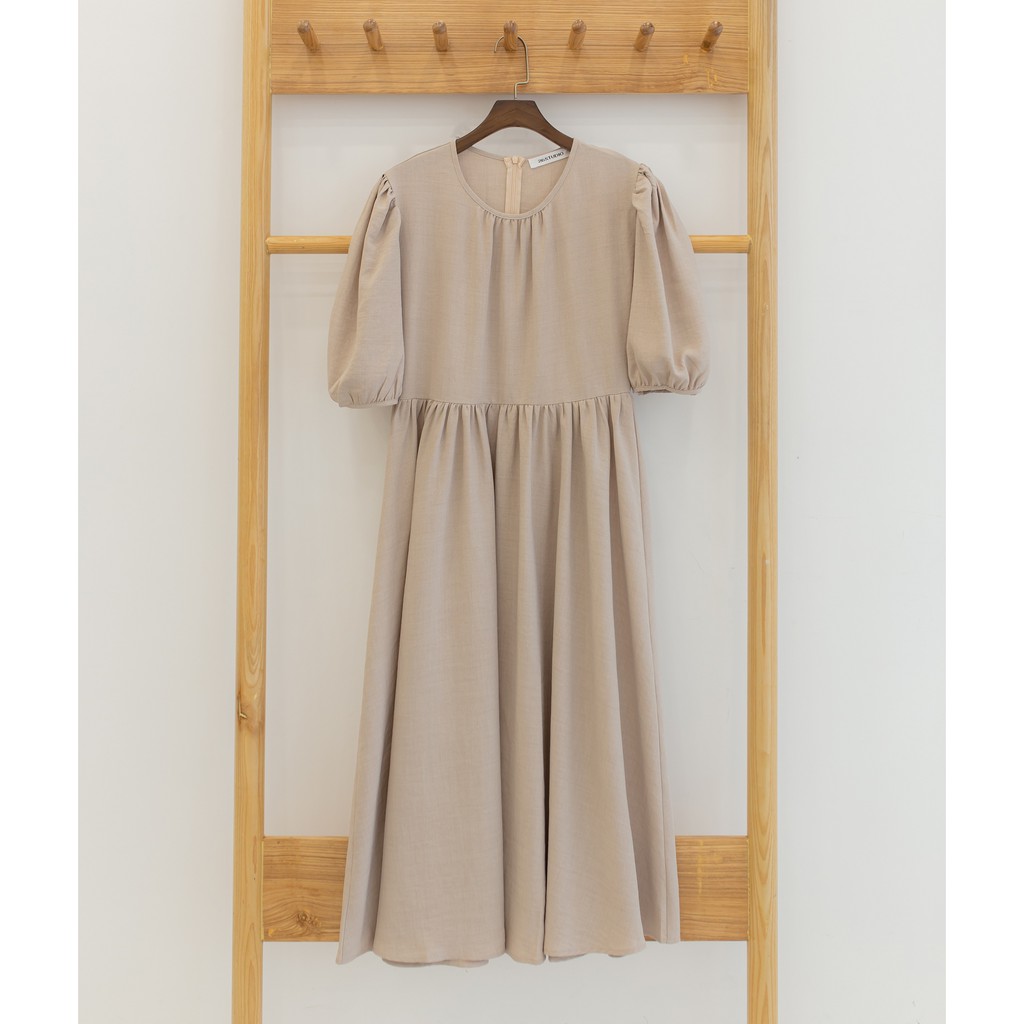 [26Studio] Đầm dài tay phồng Fanila Dress