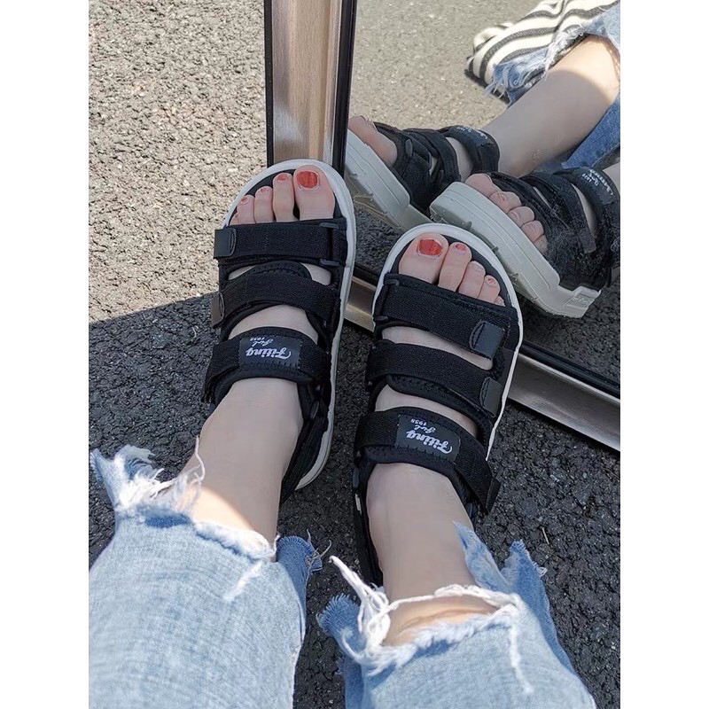 Sandal 3 Quai Dán Chữ FiTing 2 Màu