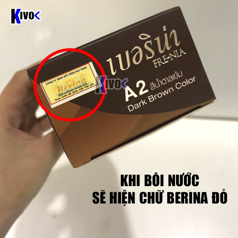 Thuốc Nhuộm Tóc Màu Nâu Lạnh Thái Lan A2 - Kem Nhuộm Tóc Phủ Bạc + Thuốc Trợ Nhuộm Tóc FRENIA - Kivo