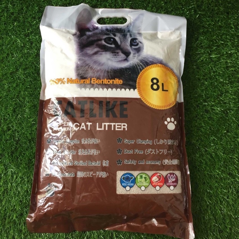 (Ship nhận hàng sau 1h) Sỉ Cát vệ sinh cho mèo Cat Litter - Cát mèo vệ sinh khử mùi Catlike 8l, catbox delicate 8L