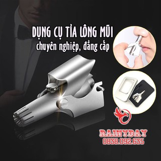Dụng cụ máy cắt tỉa lông mũi thủ công bằng thép không gỉ