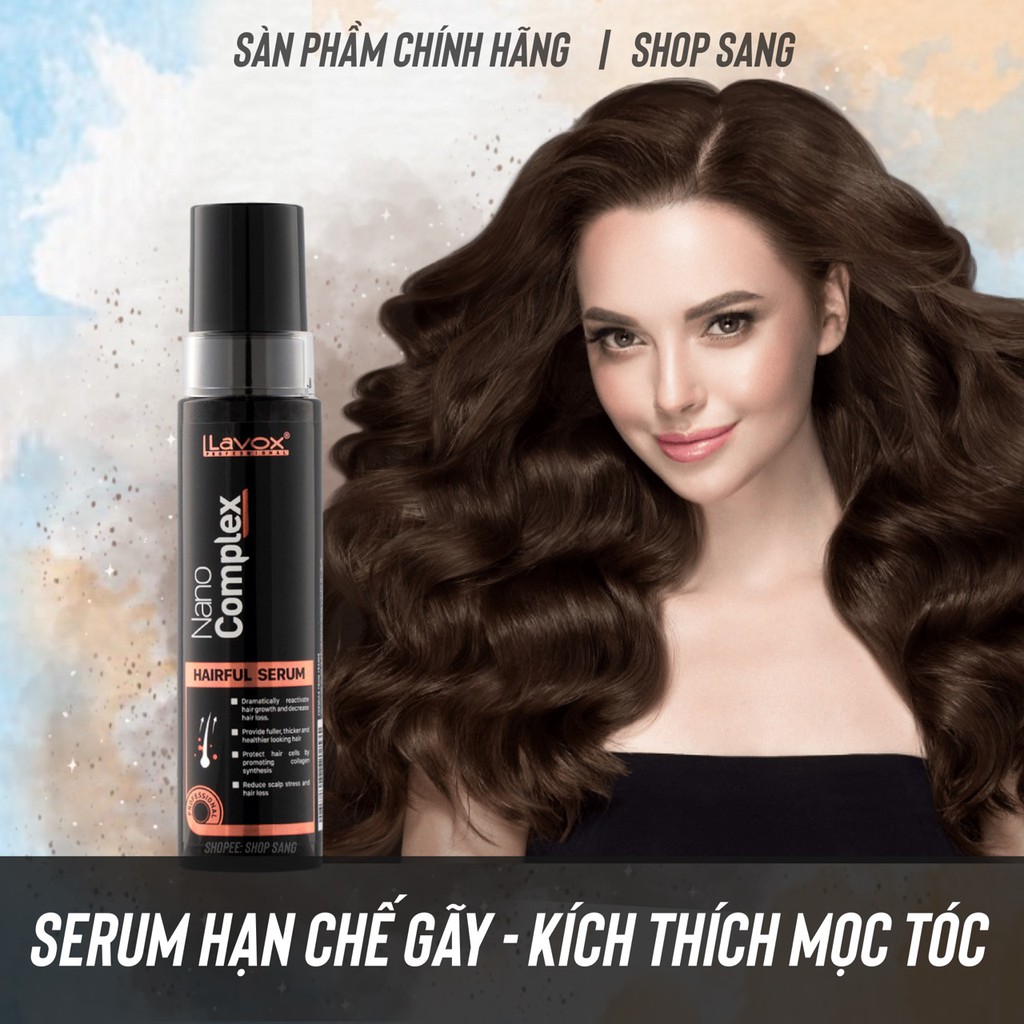 Serum Cao Cấp Hỗ Trợ Mọc Tóc- Ngăn Rụng Tóc Lavox Nano Complex Hairful [100ml]