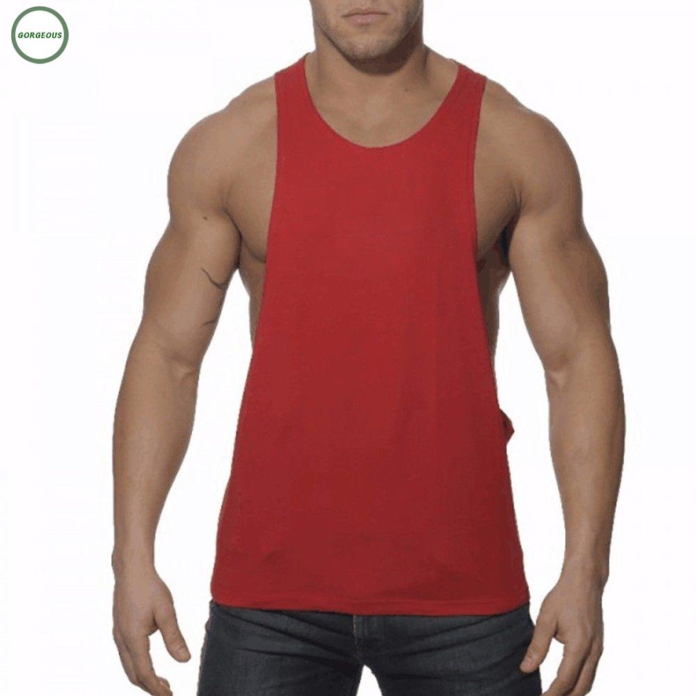 Tank Top 1 pcs Singlet Sleeveless Fashion Mens Tank Top Gym Undershirt
