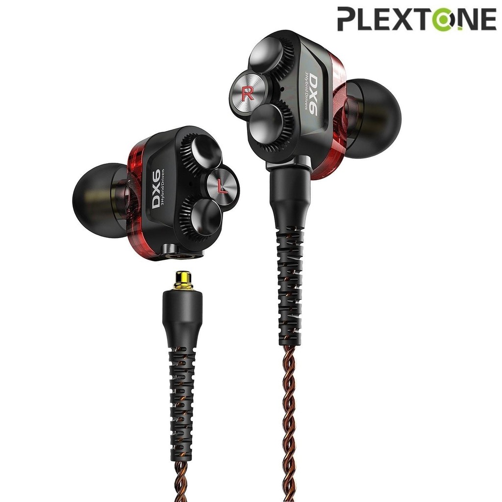 Tai Nghe Plextone DX6 Âm Thanh Hi Res, 3 Hybrid Driver - BH 3 Tháng 1 Đổi 1