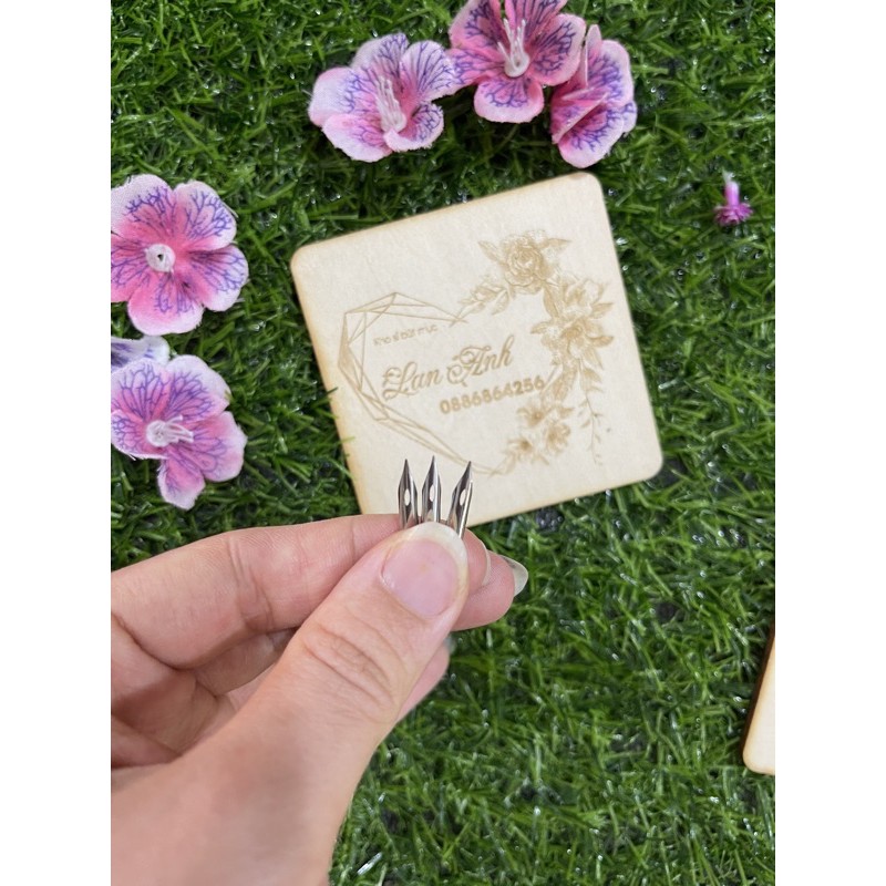 Ngòi lá tre tự tạo thanh đậm