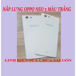 NẮP LƯNG OPPO NEO 5 MÀU TRẮNG