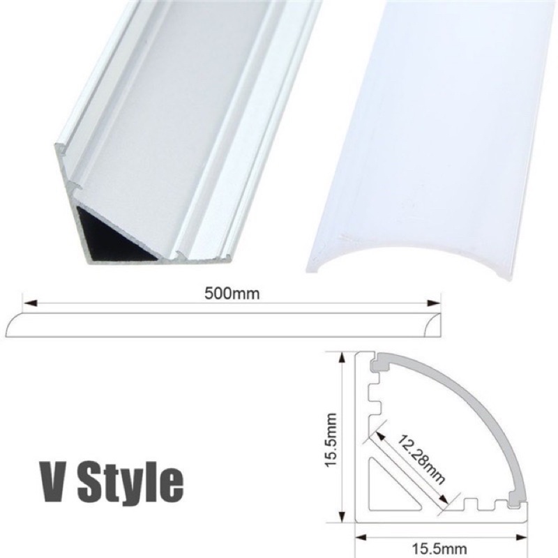 Thanh nhôm định hình chữ V 601