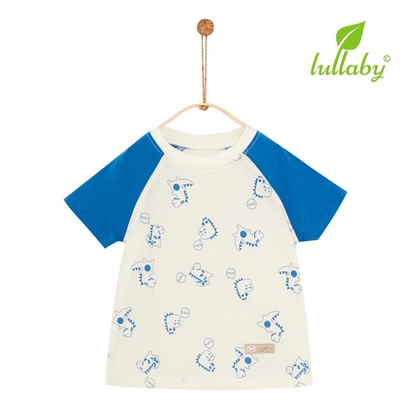 LULLABY Áo hoạ tiết mây xanh cho bé