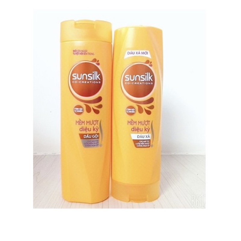 DẦU GỘI & DẦU XẢ SUNSILK MỀM MƯỢT DIỆU KỲ 170G