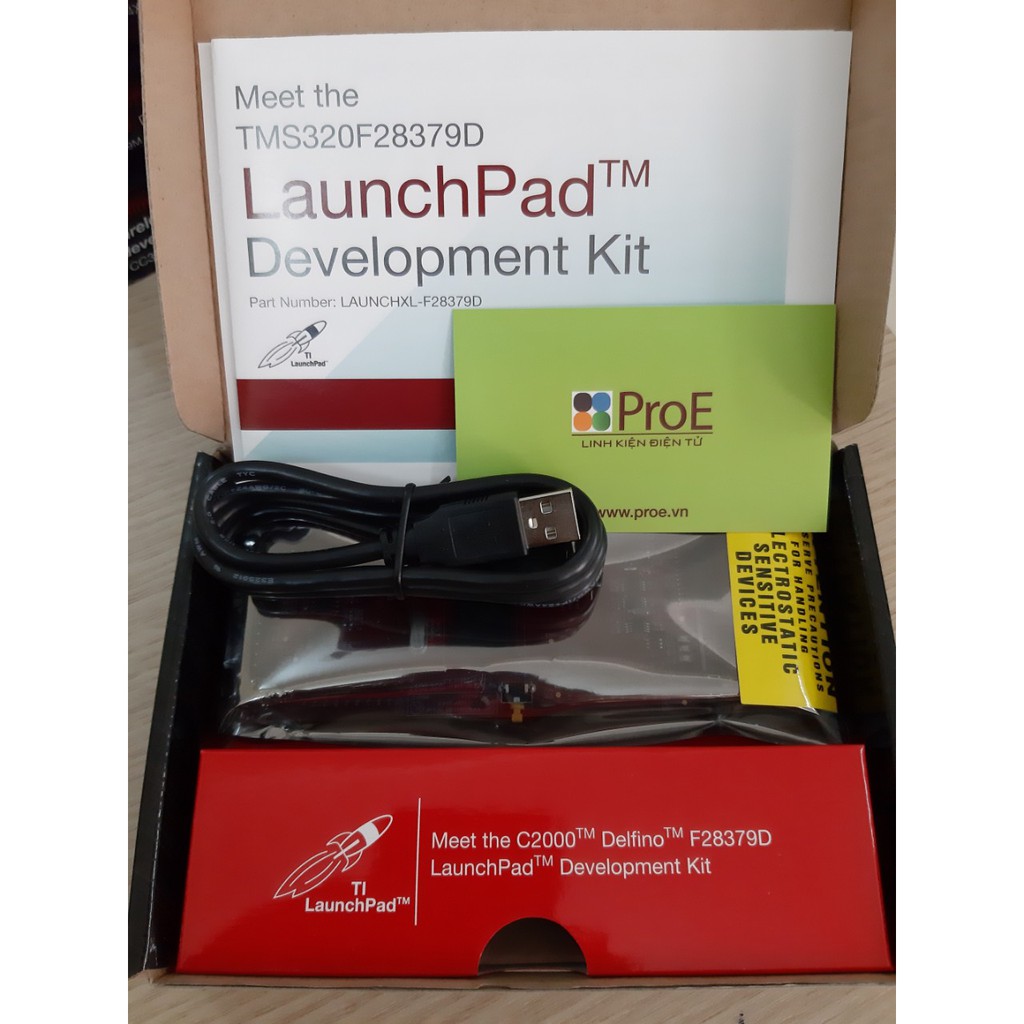 [Mã ELTECHZONE giảm 6% đơn 500K] Kit phát triển LAUNCHXL-F28379D , chính hãng TI
