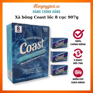 Xà bông coast lốc 8 cục 907g