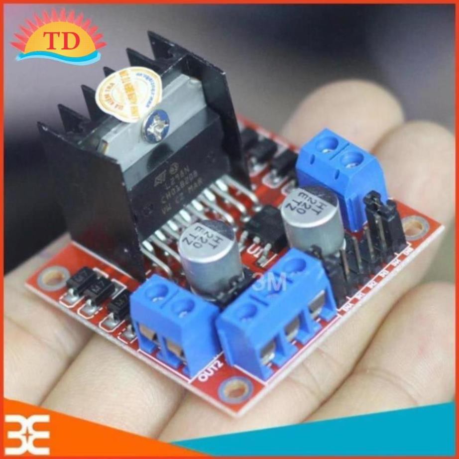 Module L298 Mạch Cầu H Điều Khiển Động Cơ DC