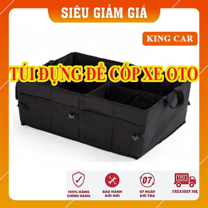 Túi đựng đồ, túi đựng để cốp chuyên dụng trên ô tô tiện dụng, gọn gàng- Shop KingCar