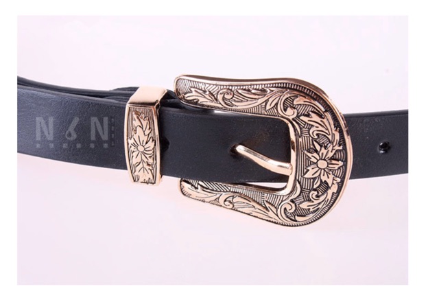 femi.lab Dây nịt hoa văn cổ điển (Vintage belt) HÌNH THẬT