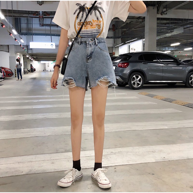 [Size M] Quần shorts jean nữ Ulzzang Quảng Châu QNJ82