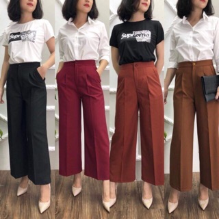 QUẦN TÂY NỮ ỐNG RỘNG