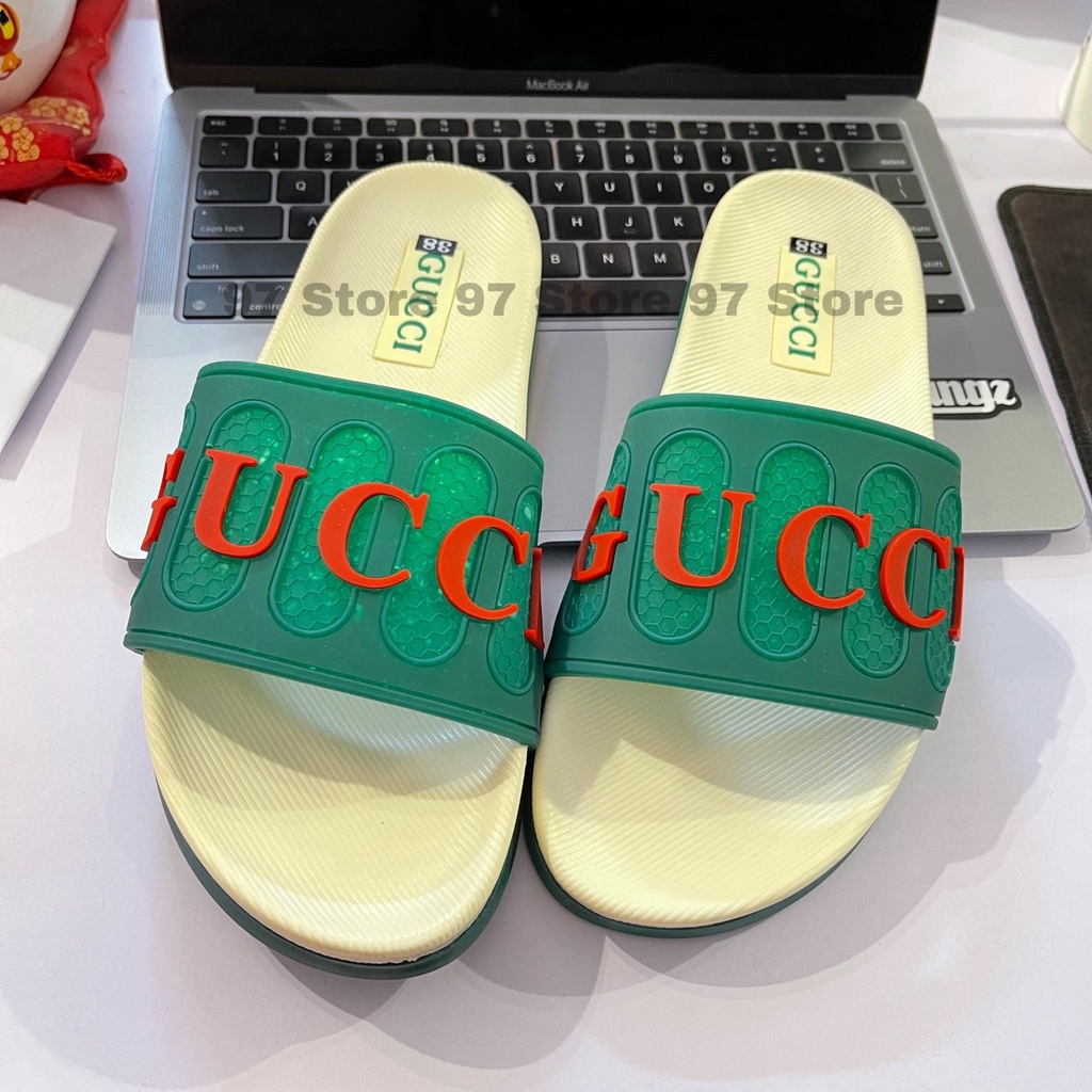 Dép gucci nam, dép quai ngang gucci mềm 2 lớp đế