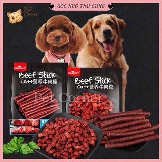 Thịt bò cao cấp Hello Joy thơm ngon, bổ sung canxi cho chó (Gói 450gr) - Bánh thưởng cho chó, đồ ăn vặt cho thú cưng