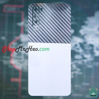 Skin Dán Mặt Sau Lưng Vân 3D OnePlus Nord 5G - Nord N10 5G - Nord CE 5G - carbon, Hình hộp, nhám, vân da