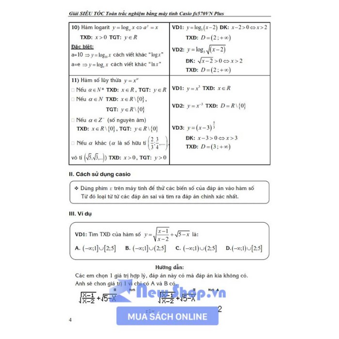 Sách - Giải Siêu Tốc Toán Trắc Nghiệm Bằng Máy Tính Casio Fx570Vn Plus | BigBuy360 - bigbuy360.vn