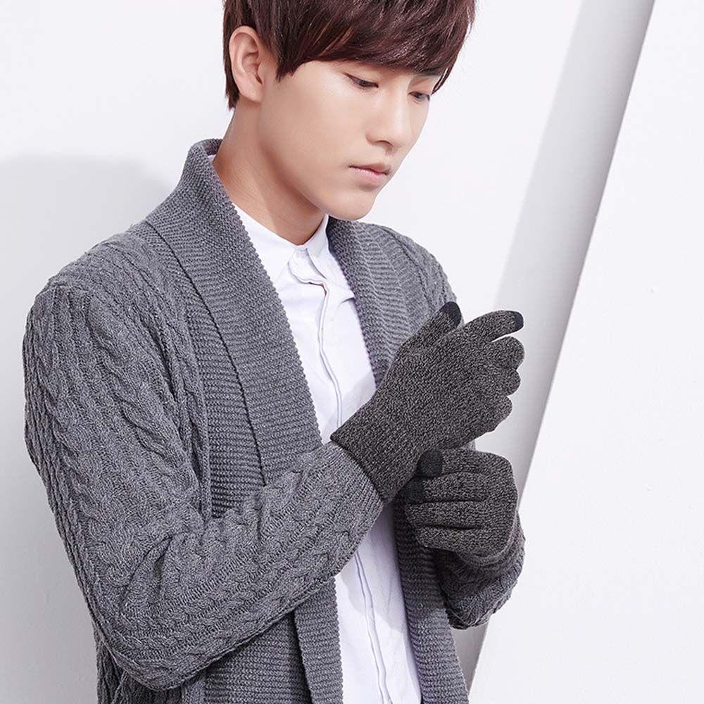 Găng Tay Len Hở Ngón Mềm Mại Chống Trượt Thời Trang Cho Nữ