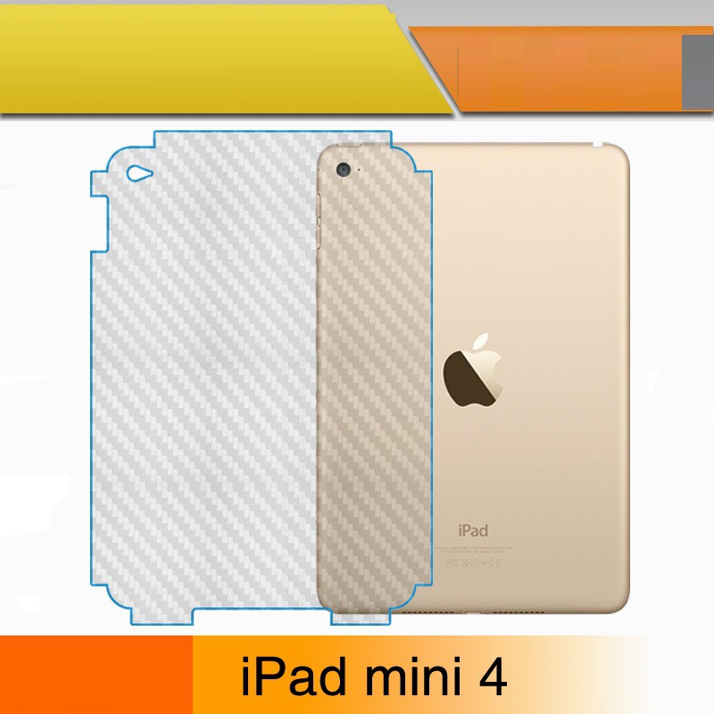 Miếng dán carbon 3D mặt lưng cho ipad new 2017/ ipad air/ ipad air 2/ ipad mini 123/ ipad mini 4/ pro 9.7/ pro 10.5 | BigBuy360 - bigbuy360.vn