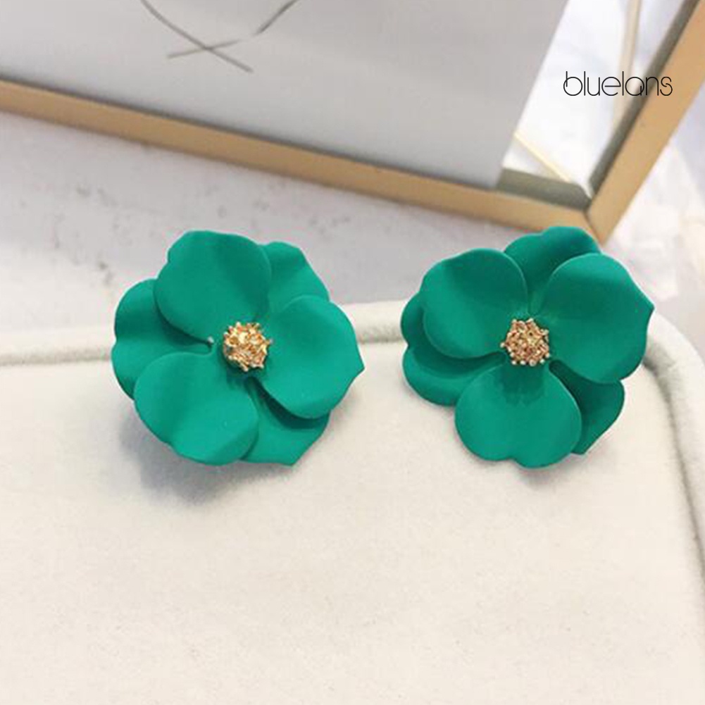 Hoa Tai Hình Hoa Nhiều Màu Sắc Thời Trang Mùa Hè Cho Nữ