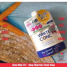 Kem dưỡng trắng da toàn thân ban ngày White ConC White CC Cream 200g