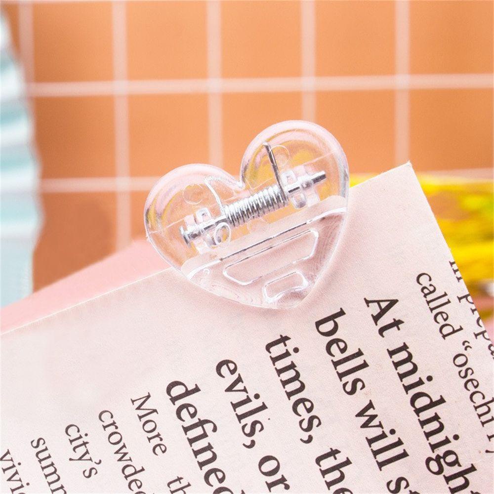 Kẹp Giấy Bằng Nhựa Trong Suốt Tiện Dụng Cho Học Sinh / Văn Phòng