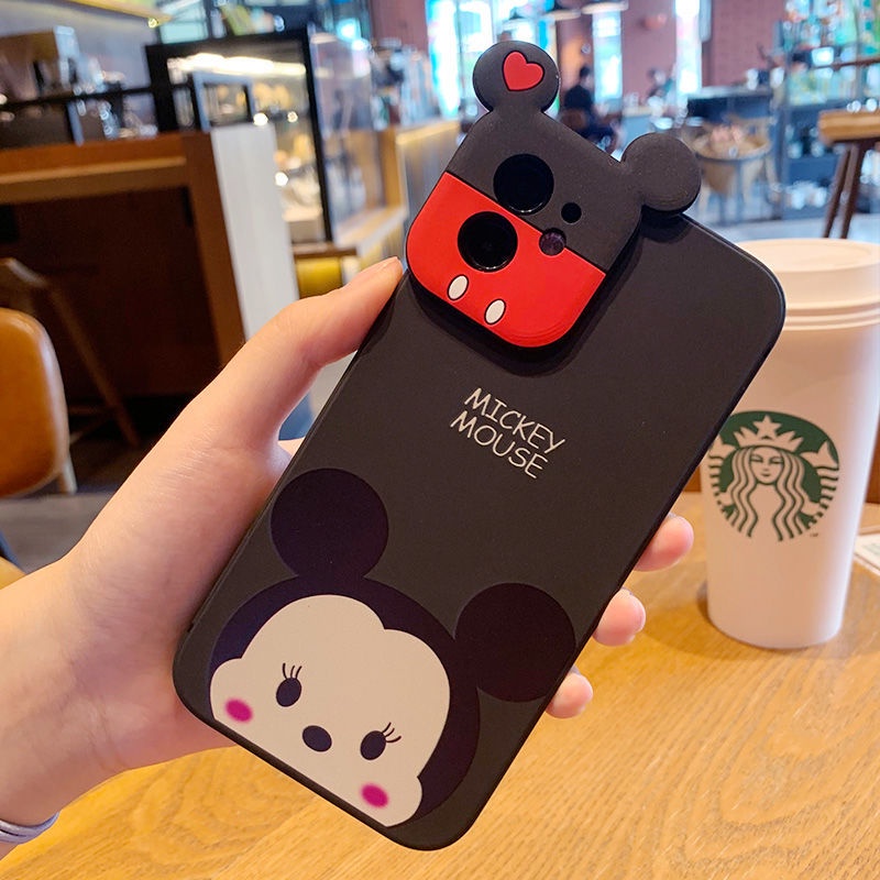 Dễ Thương Ốp Điện Thoại Hình Máy Ảnh Mickey Hoạt Hình Cho Iphone 6 / 6s / 6p / 6sp / 7 / 7p / 8 / 8p / X / Xs / Xsmax / Xr / 11 / 12 / Pro / Promax