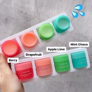 Set mặt nạ ngủ môi laneige 4 lọ 8g