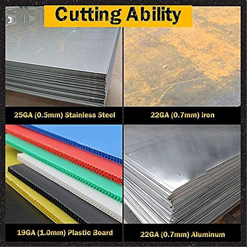 Kéo Cắt Tấm Kim Loại Cứng Cầm Tay Nhanh Chóng