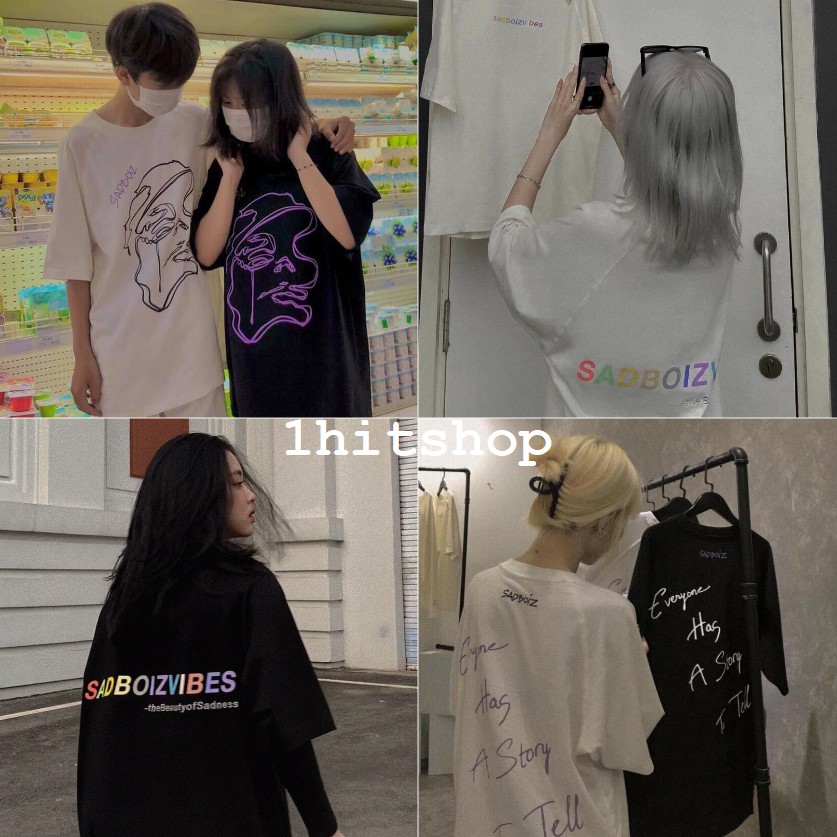 Áo Thun SAD.BOIZ STORY Nam Nữ Ulzzang Unisex 1hitshop | WebRaoVat - webraovat.net.vn