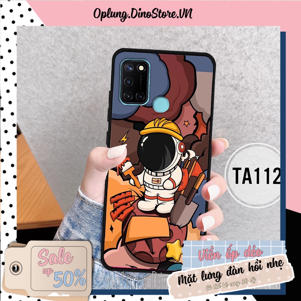 Ốp lưng Realme 7 - Realme 7 Pro - Realme 7i - Realme C17 - Ốp lưng Realme hình phi hành gia vũ trụ among us đáng yêu.