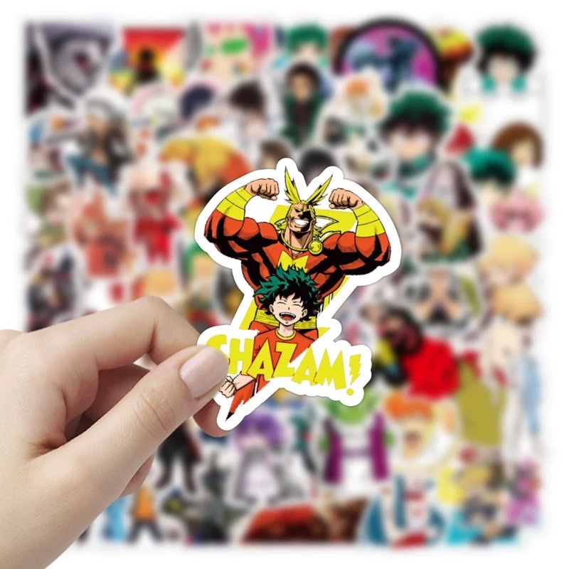 Set 10 sticker Anime chống nước